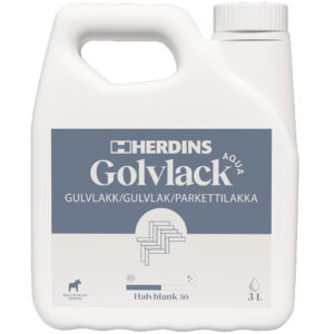 Herdins Golvlack Halvblank 3L produktbild