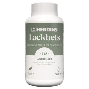 Herdins Lackbets i nyansen Garfitsvart produktbild