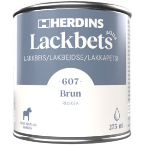 Herdins Lackbets Aqua i nyansen Brun