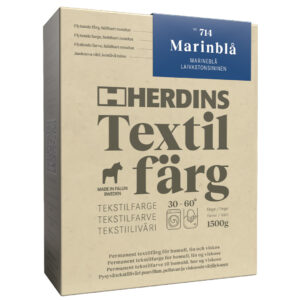 Herdins Textilfärg produktbild i nyansen Marinblå