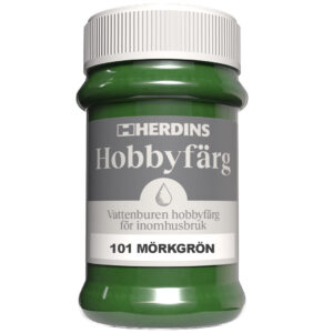 Produktbild Herdins Hobby färg i nyansen Mörkgrön