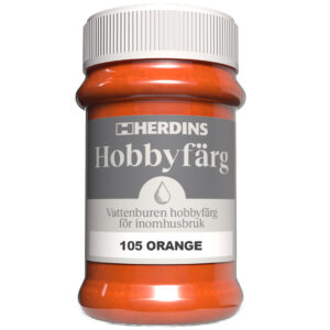 Produktbild Herdins Hobby färg i nyansen Orange