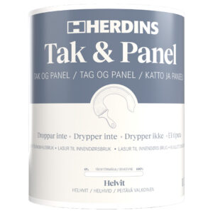 Herdins Tak & Panel Helvit 1L produktbild