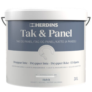 Herdins Tak & Panel Helvit 3L Produktbild